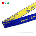 polyester jacquard webbing 1.5 cm blue yellow webbing